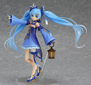 Max Factory figma EX-037 Character Vocal Series 01: Hatsune Miku Snow Miku: Twinkle Snow Ver. Action Figure official product photo