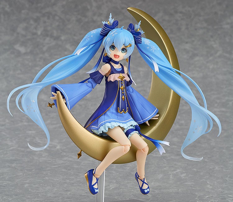 Max Factory figma EX-037 Character Vocal Series 01: Hatsune Miku Snow Miku: Twinkle Snow Ver. Action Figure official product photo
