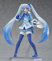 Max Factory figma EX-039 Character Vocal Series 01: Hatsune Miku Snow Miku: Fluffy Coat Ver. Action Figure official product photo