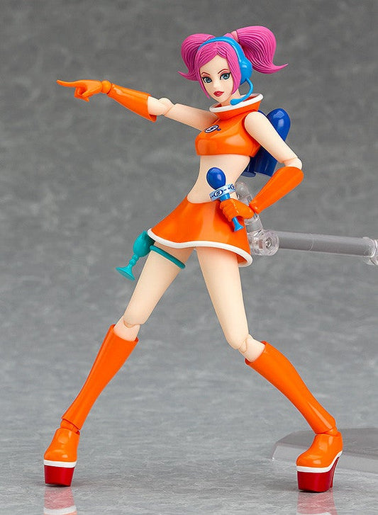 Max Factory figma EX-043 Space Channel 5 Series Ulala: Exciting Orange Ver. Action Figure official product photo