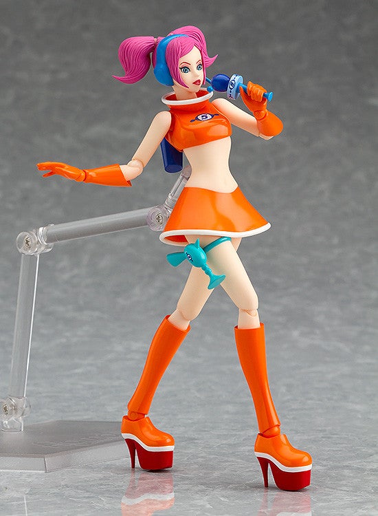 Max Factory figma EX-043 Space Channel 5 Series Ulala: Exciting Orange Ver. Action Figure official product photo