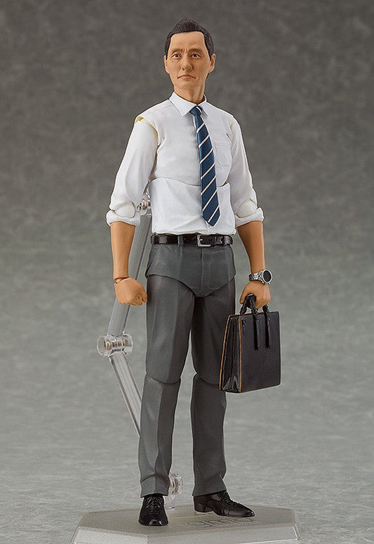 figma EX-048a Solitary Gourmet Goro Inogashira: Yutaka Matsushige Ver. White Shirt Yakiniku Edition Reissue Action Figure official product photo by Max Factory