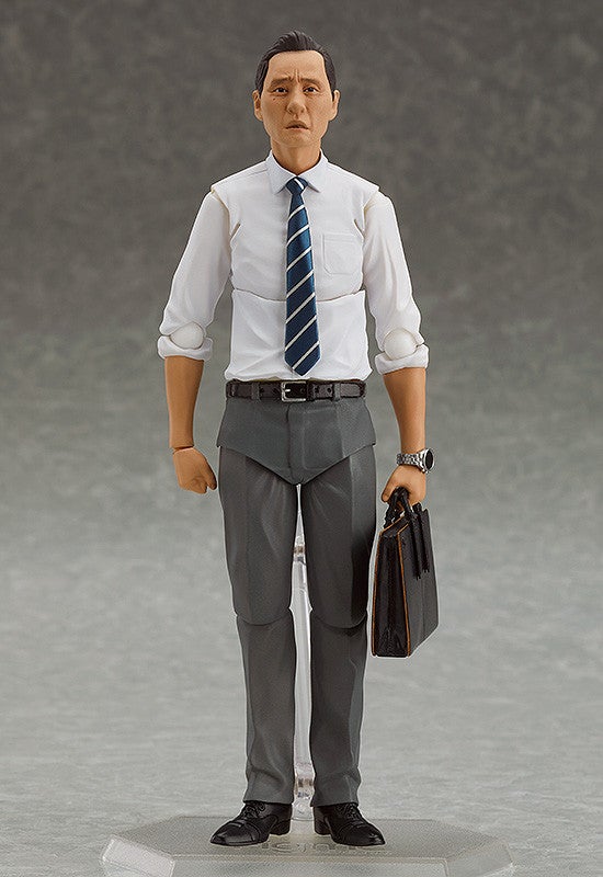 figma EX-048a Solitary Gourmet Goro Inogashira: Yutaka Matsushige Ver. White Shirt Yakiniku Edition Reissue Action Figure official product photo by Max Factory
