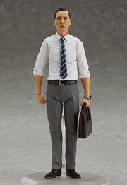figma EX-048a Solitary Gourmet Goro Inogashira: Yutaka Matsushige Ver. White Shirt Yakiniku Edition Reissue Action Figure official product photo by Max Factory