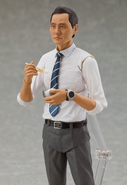 figma EX-048a Solitary Gourmet Goro Inogashira: Yutaka Matsushige Ver. White Shirt Yakiniku Edition Reissue Action Figure official product photo by Max Factory