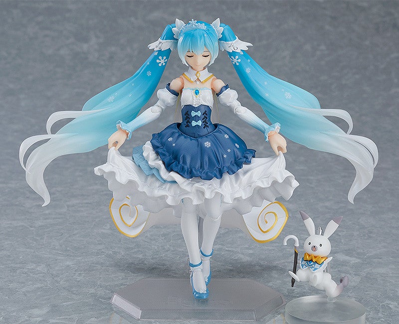 figma EX-054 Character Vocal Series 01: Hatsune Miku Snow Miku: Snow Princess Ver. Action Figure official product photo by Max Factory