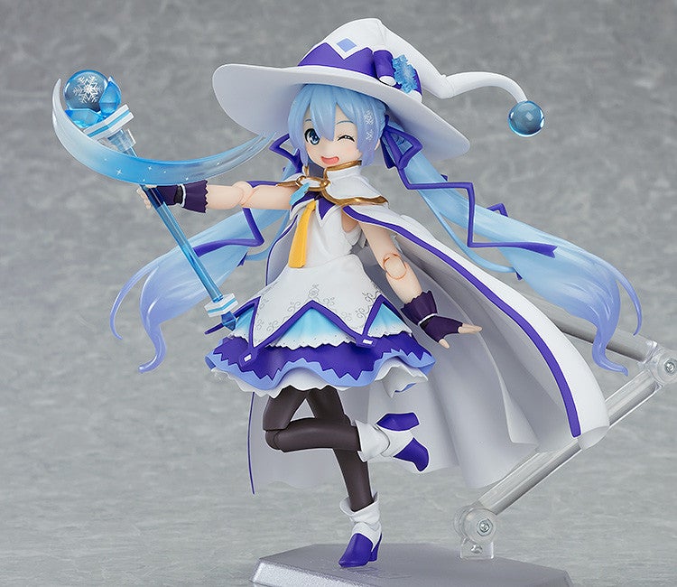 figma EX-055 Character Vocal Series 01: Hatsune Miku Snow Miku: Magical Snow Ver. Action Figure official product photo by Max Factory