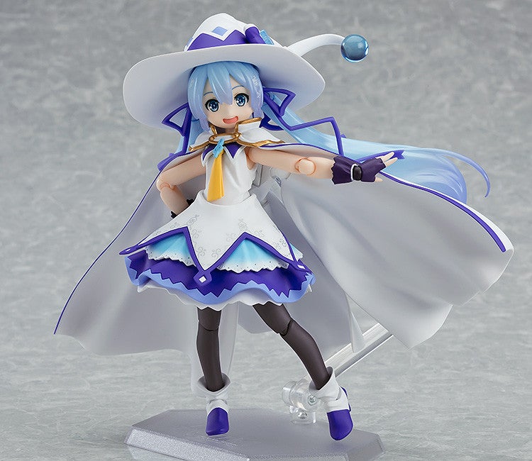figma EX-055 Character Vocal Series 01: Hatsune Miku Snow Miku: Magical Snow Ver. Action Figure official product photo by Max Factory