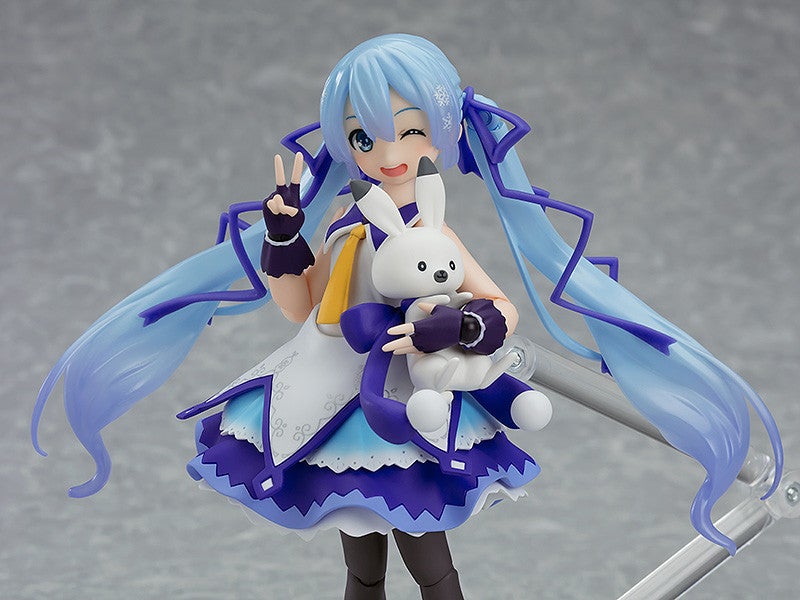 figma EX-055 Character Vocal Series 01: Hatsune Miku Snow Miku: Magical Snow Ver. Action Figure official product photo by Max Factory