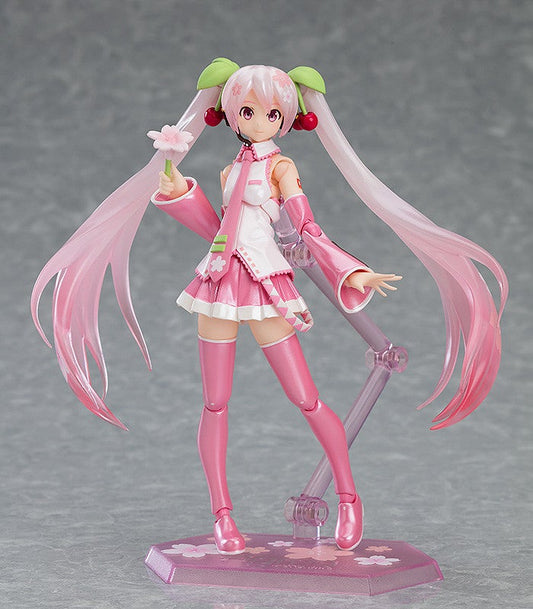 figma EX-061 Character Vocal Series 01: Hatsune Miku Sakura Miku Action Figure official product photo by Max Factory