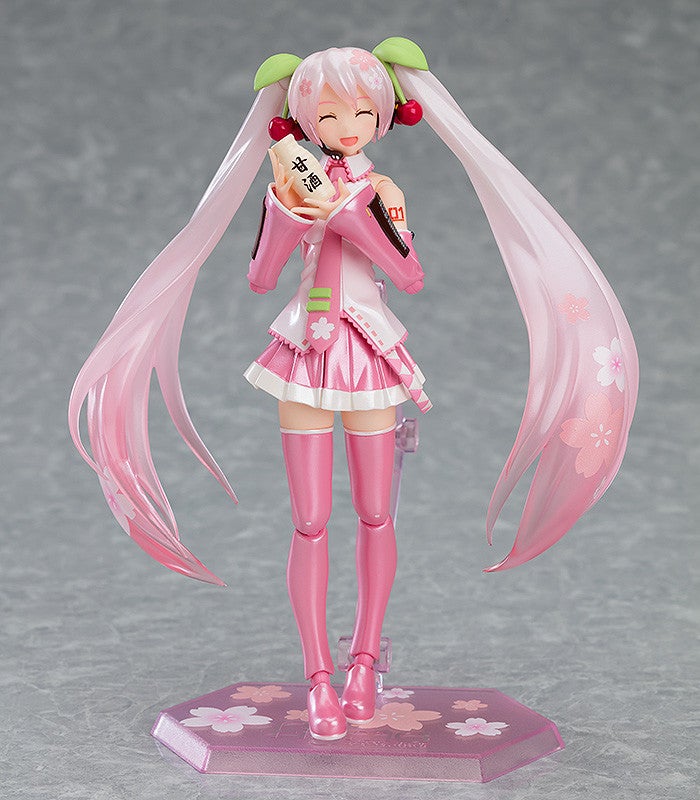 figma EX-061 Character Vocal Series 01: Hatsune Miku Sakura Miku Action Figure official product photo by Max Factory