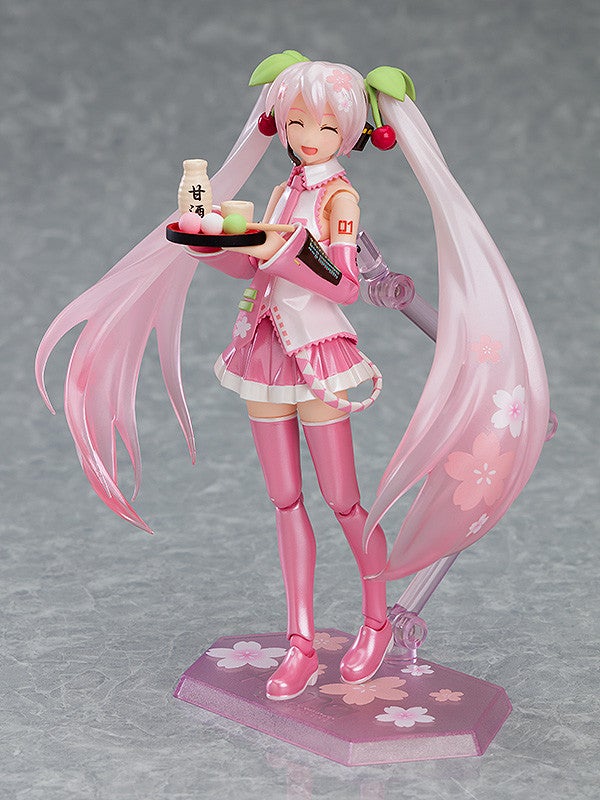 figma EX-061 Character Vocal Series 01: Hatsune Miku Sakura Miku Action Figure official product photo by Max Factory