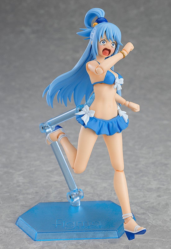 figma EX-063 KonoSuba Aqua: Swimsuit Ver. Action Figure official product photo by Max Factory