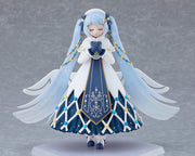 figma EX-064 Character Vocal Series 01: Hatsune Miku Snow Miku: Glowing Snow Ver. Action Figure official product photo by Max Factory