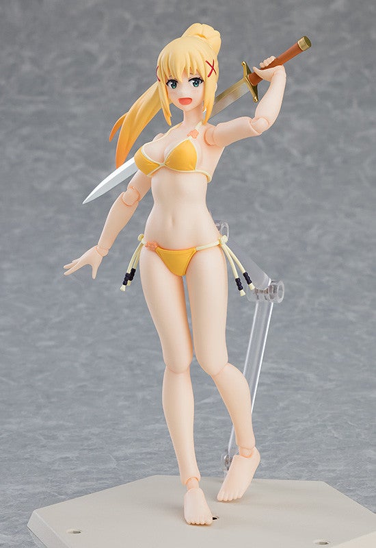 figma EX-065 KonoSuba Darkness: Swimsuit Ver. Action Figure official product photo by Max Factory