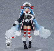 figma EX-066 Character Vocal Series 01: Hatsune Miku Snow Miku: Grand Voyage Ver. Action Figure official product photo by Max Factory