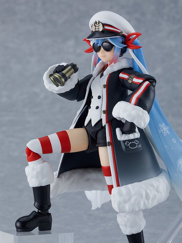 figma EX-066 Character Vocal Series 01: Hatsune Miku Snow Miku: Grand Voyage Ver. Action Figure official product photo by Max Factory