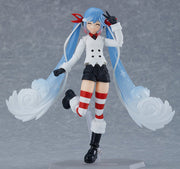 figma EX-066 Character Vocal Series 01: Hatsune Miku Snow Miku: Grand Voyage Ver. Action Figure official product photo by Max Factory
