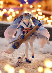 figma EX-067 Character Vocal Series 01: Hatsune Miku Snow Miku: Serene Winter Ver. Action Figure official product photo by Max Factory