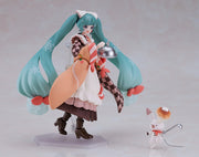 figma EX-068 Character Vocal Series 01: Hatsune Miku Snow Miku Winter Delicacy Ver. Action Figure official product photo by Max Factory