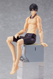 HOBBY STOCK figma SP-052 Free! Haruka Nanase Action Figure official product photo