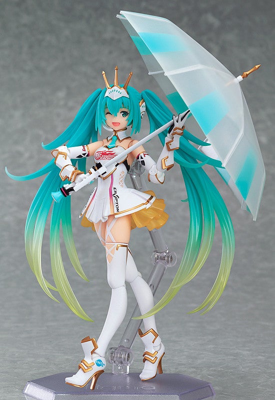 GOODSMILE RACING figma SP-060 Hatsune Miku GT Project Racing Miku 2015 Ver. Action Figure official product photo