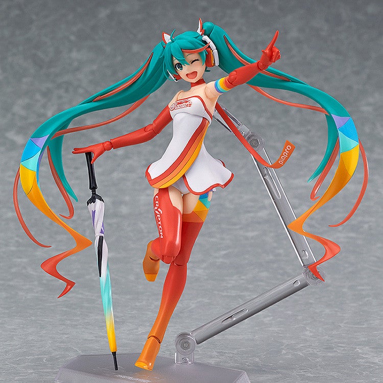 GOODSMILE RACING figma SP-078 Hatsune Miku GT Project Racing Miku 2016 Ver. Action Figure official product photo