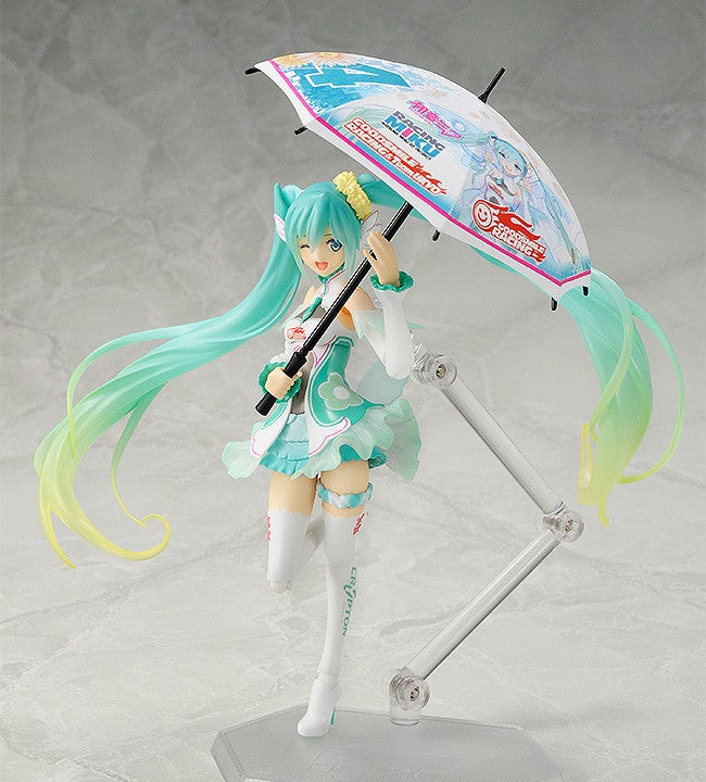 GOODSMILE RACING figma SP-097 Character Vocal Series 01: Hatsune Miku Racing Miku 2017 Ver. Action Figure official product photo