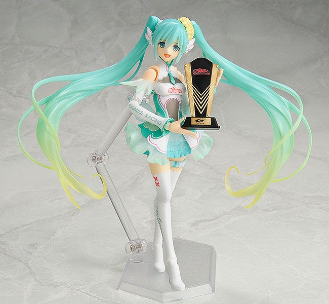 GOODSMILE RACING figma SP-097 Character Vocal Series 01: Hatsune Miku Racing Miku 2017 Ver. Action Figure official product photo