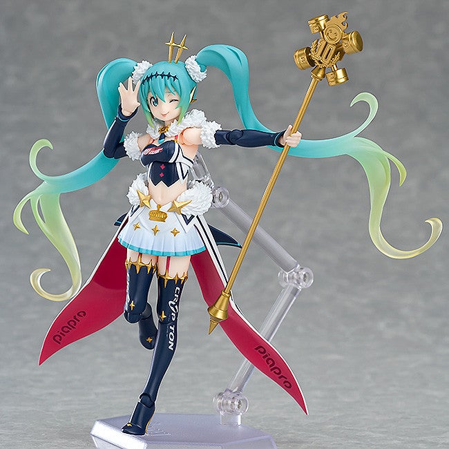 figma SP-103 Character Vocal Series 01: Hatsune Miku Racing Miku 2018 Ver. Action Figure official product photo by GOODSMILE RACING