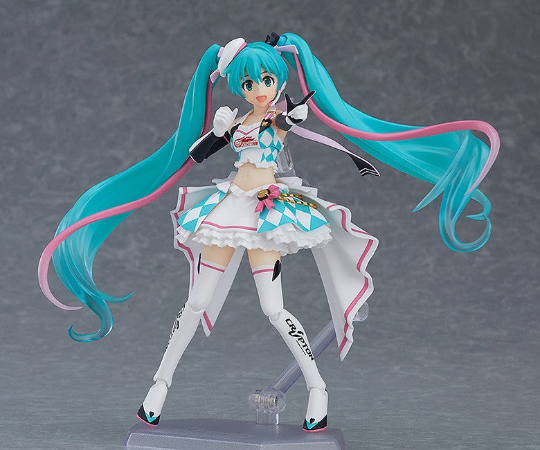 figma SP-119 Character Vocal Series 01: Hatsune Miku Racing Miku 2019 Ver. Action Figure official product photo by GOODSMILE RACING