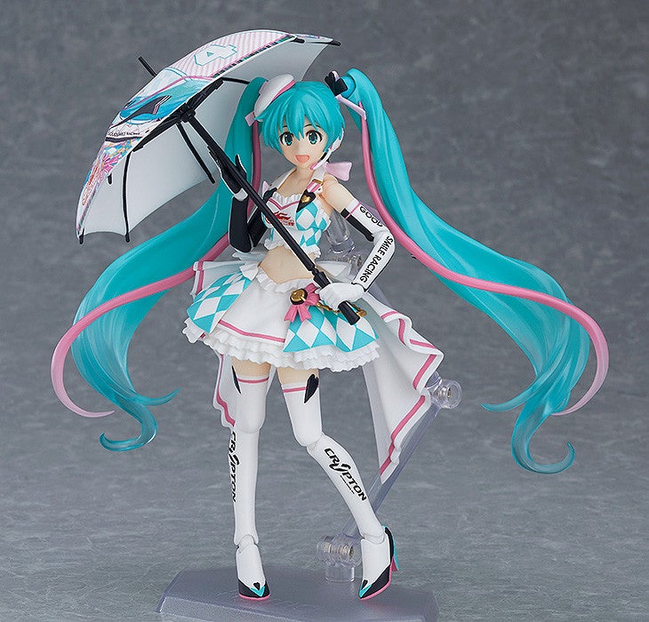 figma SP-119 Character Vocal Series 01: Hatsune Miku Racing Miku 2019 Ver. Action Figure official product photo by GOODSMILE RACING