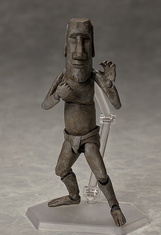 figma SP-127 Table Museum Annex Moai Reissue Action Figure official product photo by FREEing