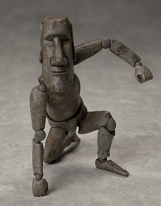 figma SP-127 Table Museum Annex Moai Reissue Action Figure official product photo by FREEing