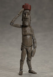 figma SP-127 Table Museum Annex Moai Reissue Action Figure official product photo by FREEing