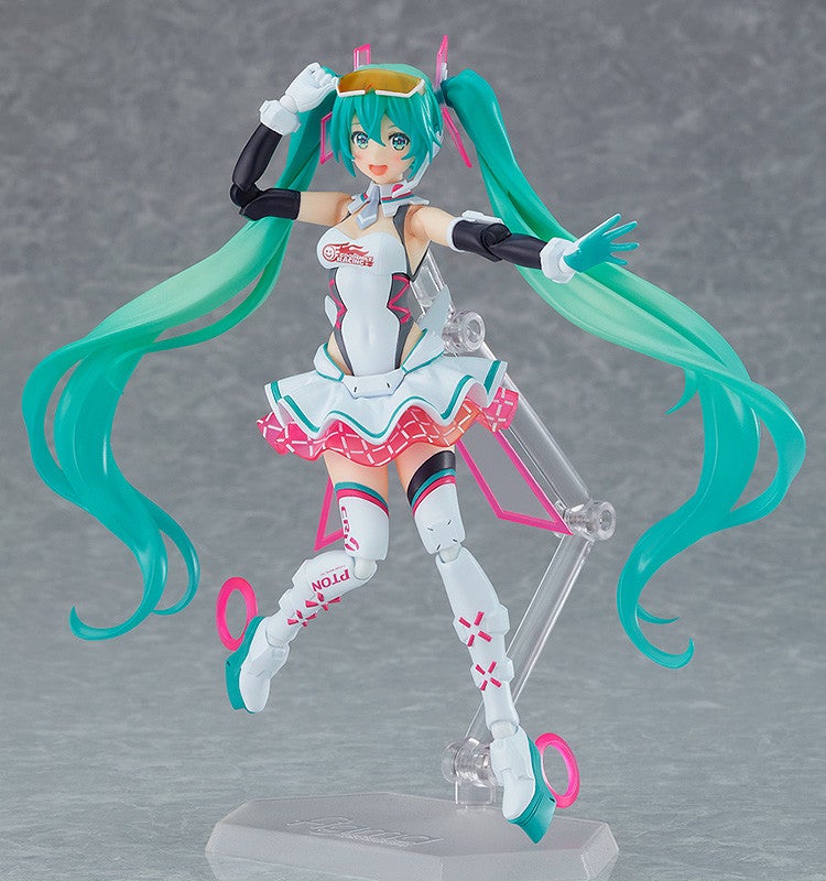 figma SP-138 Character Vocal Series 01: Hatsune Miku Racing Miku 2021 Ver. Action Figure official product photo by GOODSMILE RACING