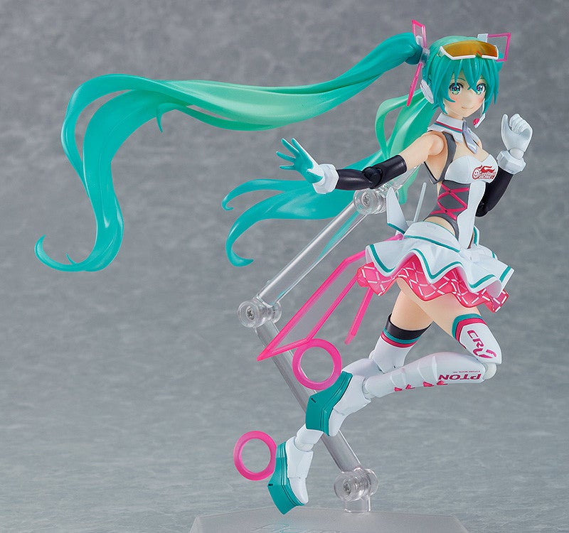 figma SP-138 Character Vocal Series 01: Hatsune Miku Racing Miku 2021 Ver. Action Figure official product photo by GOODSMILE RACING