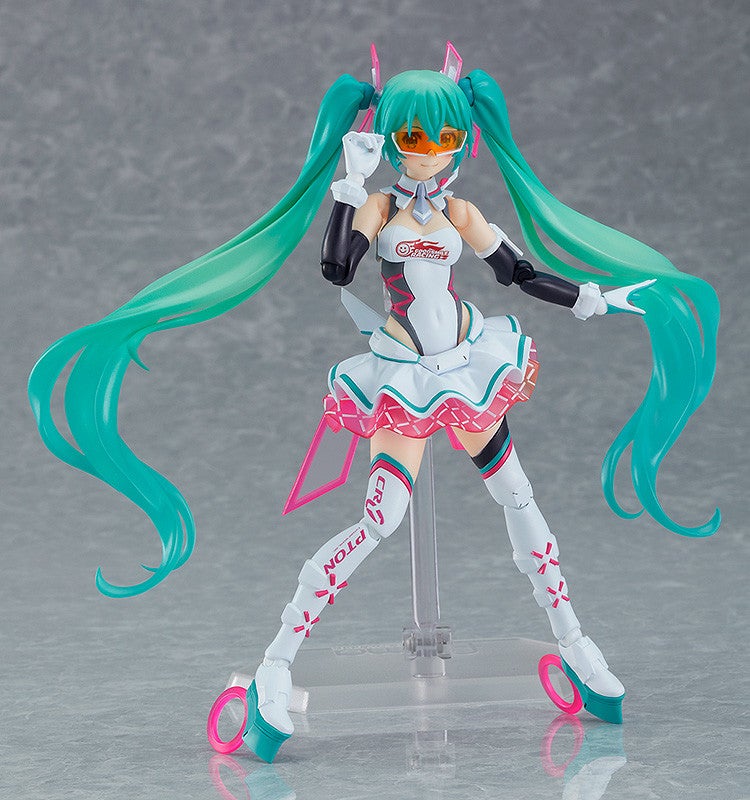 figma SP-138 Character Vocal Series 01: Hatsune Miku Racing Miku 2021 Ver. Action Figure official product photo by GOODSMILE RACING