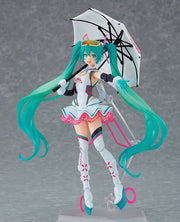 figma SP-138 Character Vocal Series 01: Hatsune Miku Racing Miku 2021 Ver. Action Figure official product photo by GOODSMILE RACING