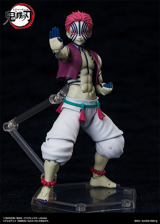 figma SP-146 Demon Slayer: Kimetsu no Yaiba Akaza Action Figure official product photo by FREEing