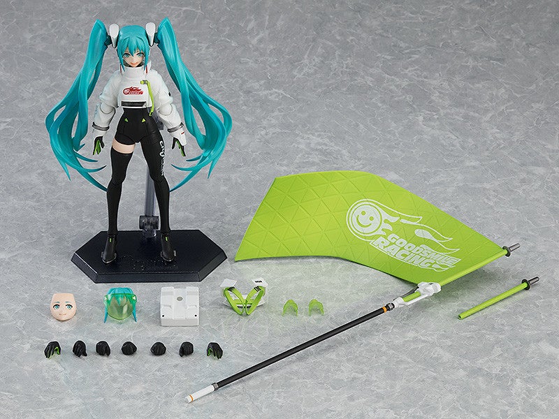 figma SP-149 Character Vocal Series 01: Hatsune Miku Racing Miku 2022 Ver. Action Figure official product photo by GOODSMILE RACING