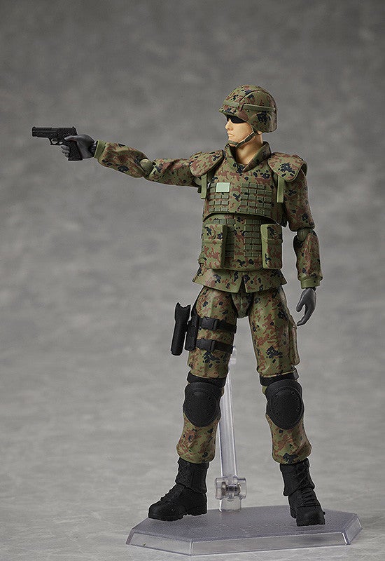 figma SP-154 Little Armory JSDF Soldier Action Figure official product photo by TOMYTEC