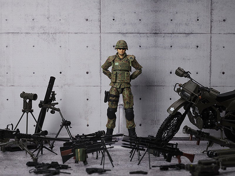 figma SP-154 Little Armory JSDF Soldier Action Figure official product photo by TOMYTEC