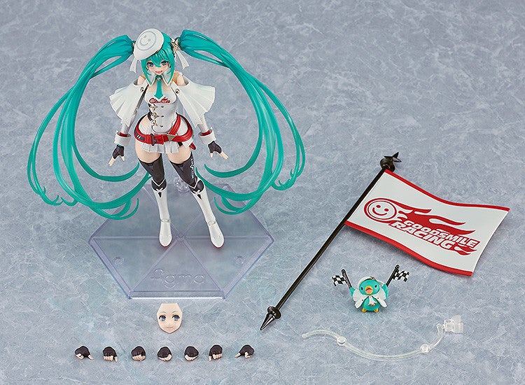 figma SP-161 Character Vocal Series 01: Hatsune Miku Racing Miku 2023 Ver. Action Figure official product photo by GOODSMILE RACING