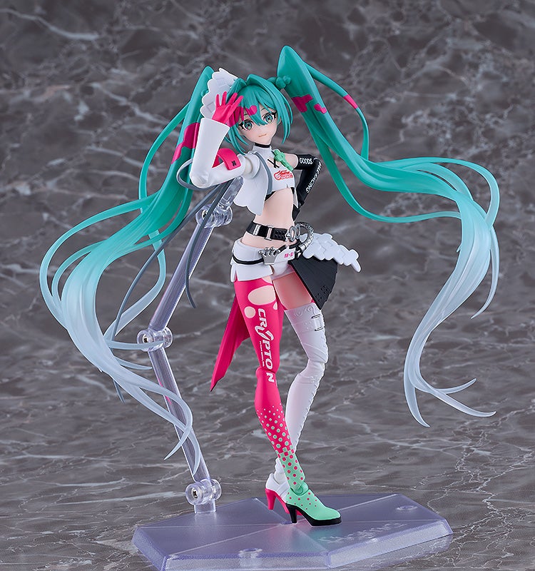 figma SP-174 Character Vocal Series 01: Hatsune Miku Racing Miku 2025 Ver. Action Figure official product photo by GOODSMILE RACING
