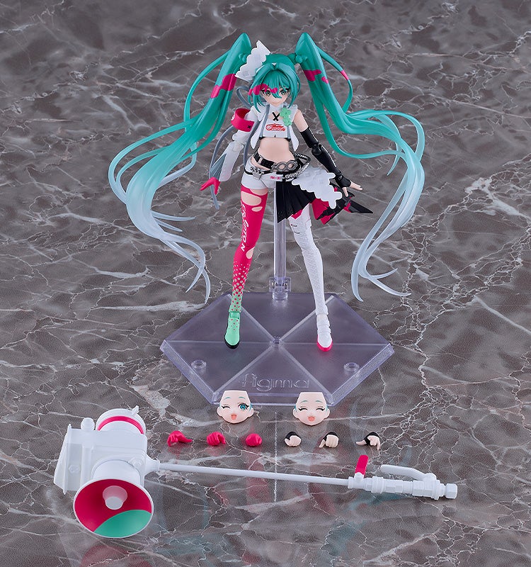 figma SP-174 Character Vocal Series 01: Hatsune Miku Racing Miku 2025 Ver. Action Figure official product photo by GOODSMILE RACING