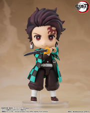 BANDAI SPIRITS Figuarts mini Demon Slayer: Kimetsu no Yaiba Tanjiro Kamado Rengoku Sword Guard Ver. Mini Figure