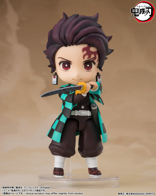 BANDAI SPIRITS Figuarts mini Demon Slayer: Kimetsu no Yaiba Tanjiro Kamado Rengoku Sword Guard Ver. Mini Figure