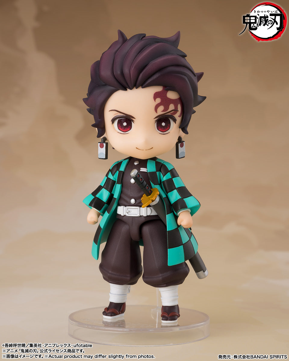 BANDAI SPIRITS Figuarts mini Demon Slayer: Kimetsu no Yaiba Tanjiro Kamado Rengoku Sword Guard Ver. Mini Figure