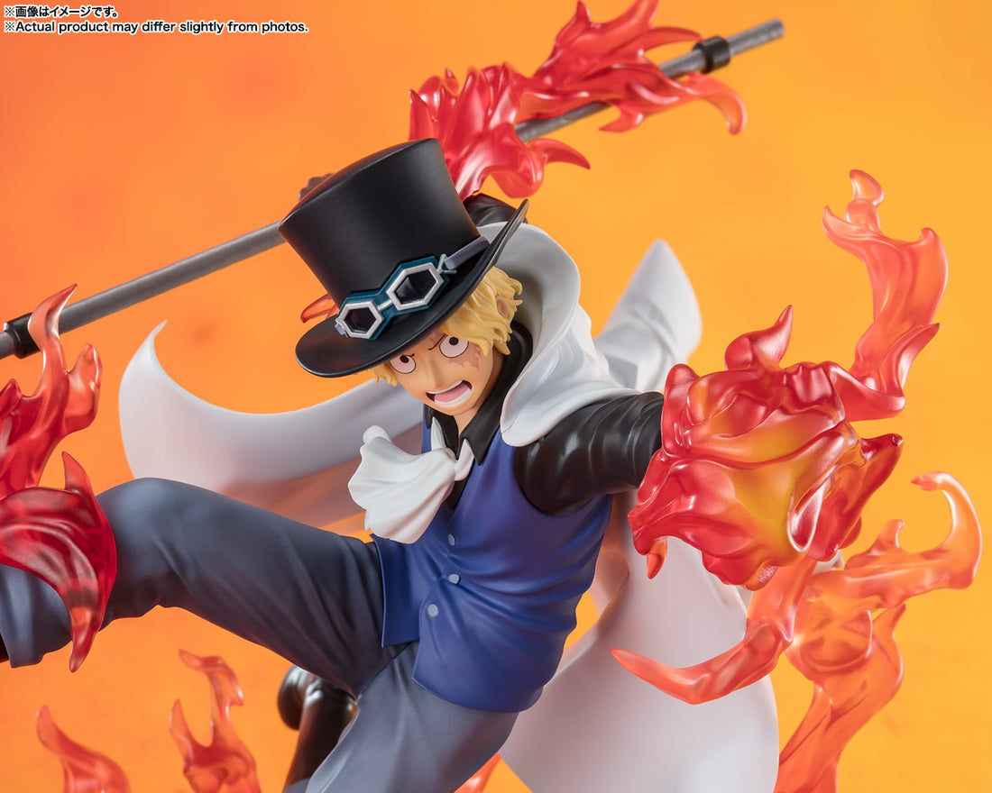 BANDAI SPIRITS Figuarts ZERO Cho-Gekisen ONE PIECE Sabo Fire Fist Checkmate Complete Figure